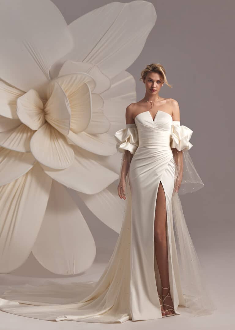 Chantel — Minimalistisch Brautkleid bei Bridals by Diana Erfurt