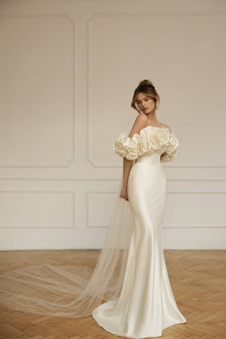 Rozalli — Minimalistisch Brautkleid bei Bridals by Diana Erfurt